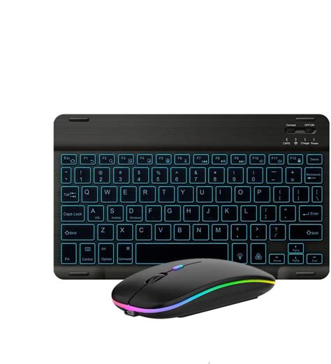 Amazon.com: Ultra-Slim Bluetooth Keyboard and Mouse Portable Mini ...