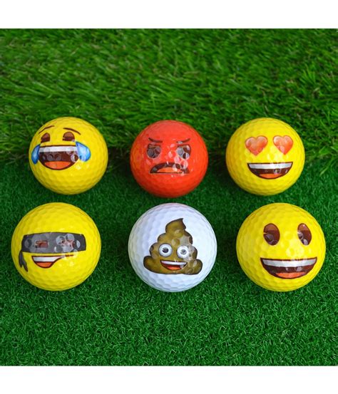 Emoji Golf Balls (6 Balls) | GolfOnline