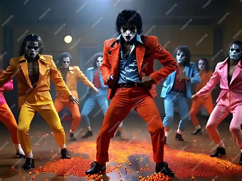 Premium AI Image | Epic HyperRealistic Michael Jackson Thriller Dance ...