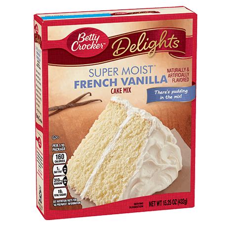 Super Moist French Vanilla Cake Mix | Betty Crocker