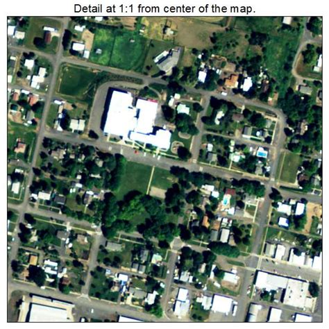 Aerial Photography Map of Genesee, ID Idaho