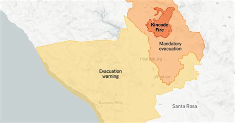 Maps: Power Outages and Wildfires in California - The New York Times