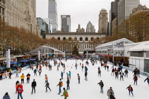 The Bryant Park Ice Rink Is Open For The Season