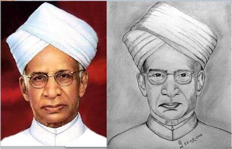 PENCIL DRAWING - Dr. Sarvepalli Radhakrishnan | Pencil drawings, Dr ...