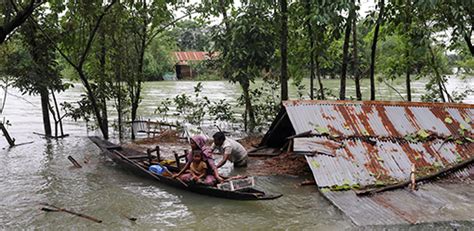 Rain-triggered floods in Bangladesh conjure climate warnings