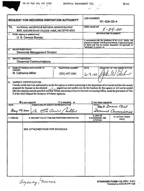 Fillable Online archives Scanned Images of Census 2000 Questionnaires and Forms - archives Fax ...