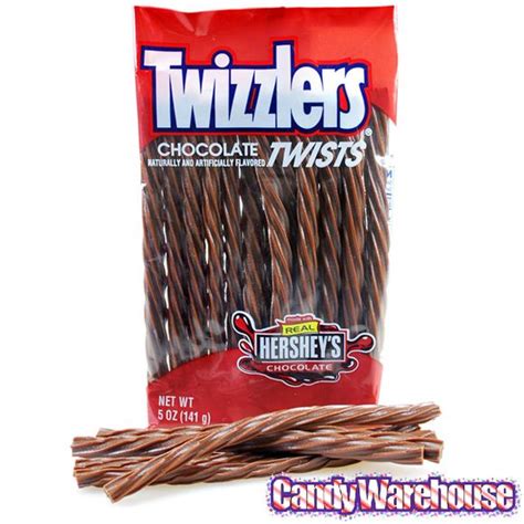 Twizzlers Chocolate Licorice Twists: 3.75LB Case | Twizzlers, Bulk ...