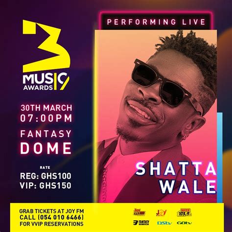 Shatta Wale Announced Opening Act For 3 Music Awards 2019 - NY DJ Live