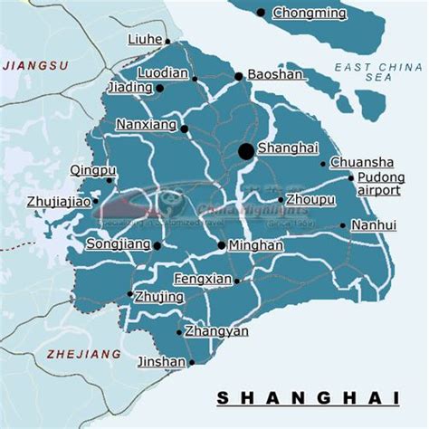 Shanghai Map, Map of Shanghai's Tourist Attractions and Subway ...