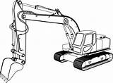 Excavator Coloring Page Good Pages Wecoloringpage  sketch template