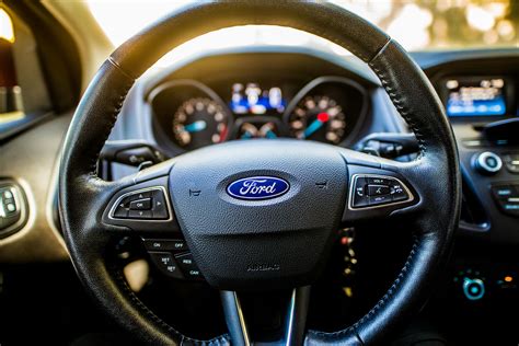 Black Ford Car Steering Wheel · Free Stock Photo