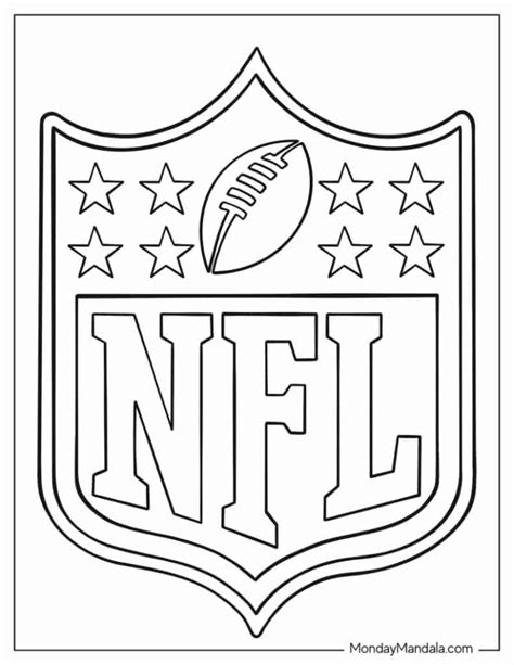 Nfl Coloring Pages Logos