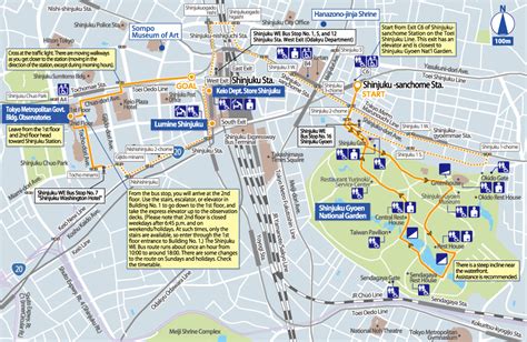 Detailed Map｜8. Shinjuku｜Tokyo Sightseeing Accessibility Guide