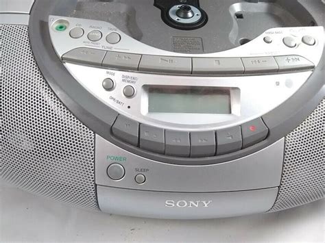 Sony CFD-S350 CD Player AM FM Stereo Cassette NO Remote - TESTED / WORKING! - Boomboxes