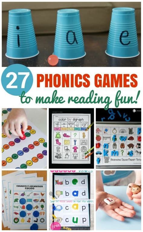 Phonics Games That Make Learning to Read Fun - Playdough To Plato | Phonics games, Phonics ...