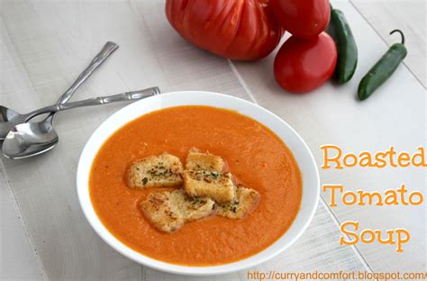Kitchen Simmer: Roasted Tomato Soup with Garlic Toast Croutons