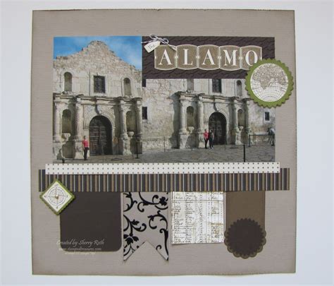 Sherry"s Stamped Treasures: The Alamo Layout