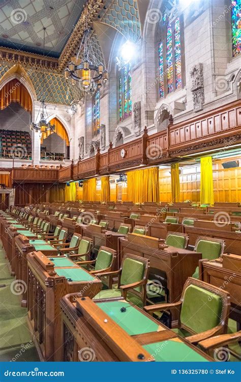 Parliament of Canada: House of Commons Editorial Image - Image of ...