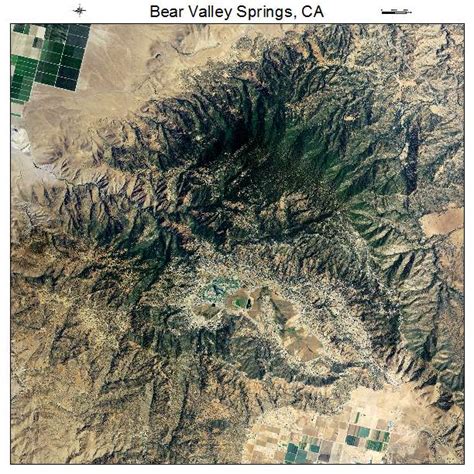 Aerial Photography Map of Bear Valley Springs, CA California