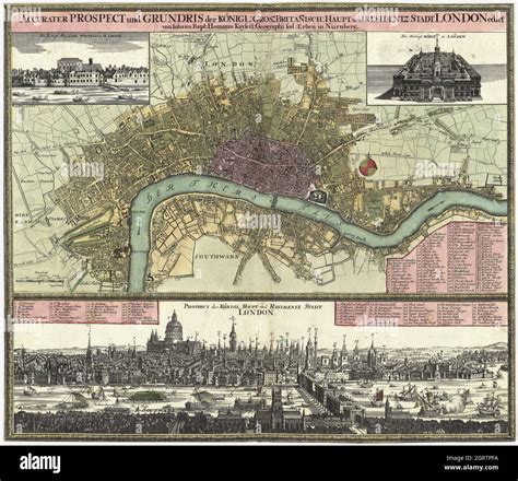 1700s london map hi-res stock photography and images - Alamy