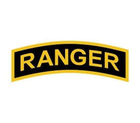 US Army Ranger Tab Vector Files Dxf Eps Svg Ai Crv - Etsy