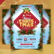 Classy Christmas Party Invitation Flyer PSD - PSD Zone