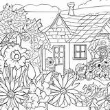 Create Coloring Page Black And White Outlines · Creative Fabrica sketch template