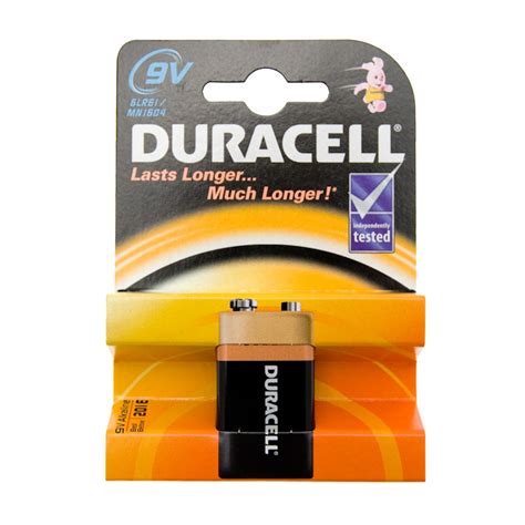 B&M Duracell 9 Volt Alkaline Battery - 131172 | B&M