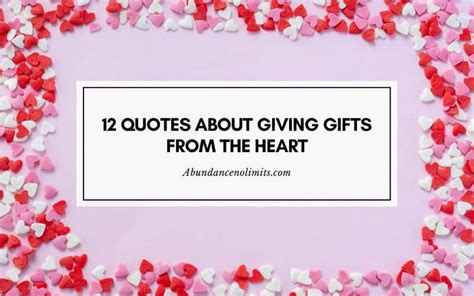 12 Quotes About Giving Gifts from The Heart