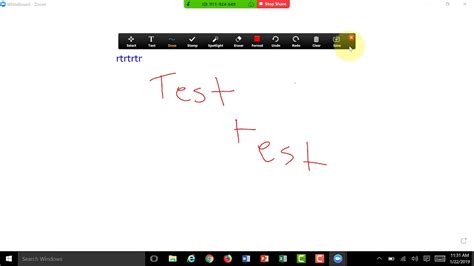 Use Zoom's Whiteboard Feature with an Interactive White Board (SMARTBoard, Mimio etc..) - YouTube