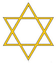 How to draw a Star of David-Magen David-Shield of David