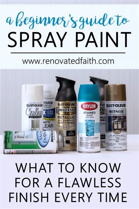 Best tips and tricks for spray painting 8 - Renovated Faith