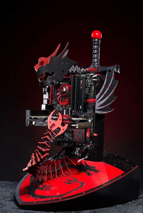 Msi Dragon custom case | Custom gaming computer, Custom computer case ...