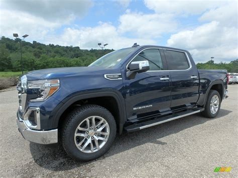 2019 Pacific Blue Metallic GMC Sierra 1500 SLT Crew Cab 4WD #134267029 Photo #19 | GTCarLot.com ...