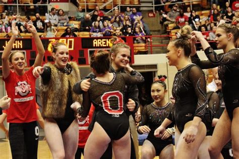 Women’s Gymnastics: Ohio State sends seniors out with second-place finish in home tri-meet ...