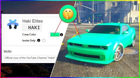 *EASY* CUSTOM MODDED CREW COLORS ON ANY CAR IN GTA 5 ONLINE! (Modded Crew Color Paintjob ...