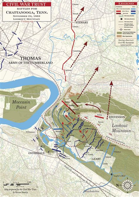 Battle of Lookout Mountain - November 24, 1863 | Civil war sites, Civil war history, Civil war ...