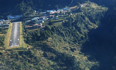 Tenzing-Hillary Airport (aka: Lukla Airport) Khumbu, Nepal, is known for "Most Extreme Airports ...