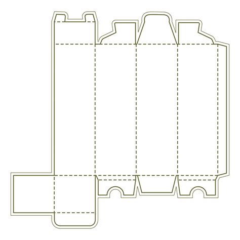 Rectangular Box Template Printable