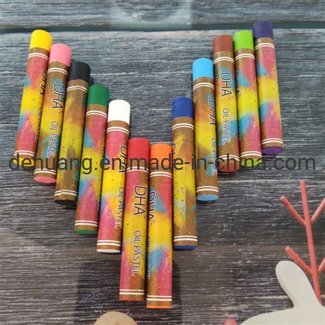 High Quality 12 Colors Customized Student Stationery Oil Pastel Sets ...