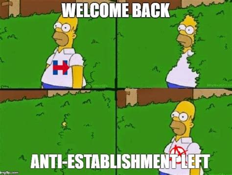 Welcome back, anti-establishment left : r/BSDMS