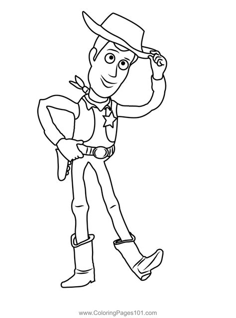 woody coloring pages for kids toy story ready for download