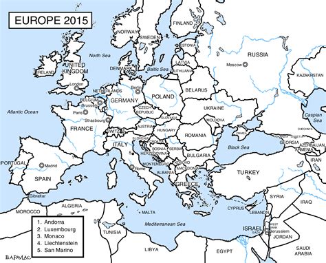 Blank Map Of Europe Pdf