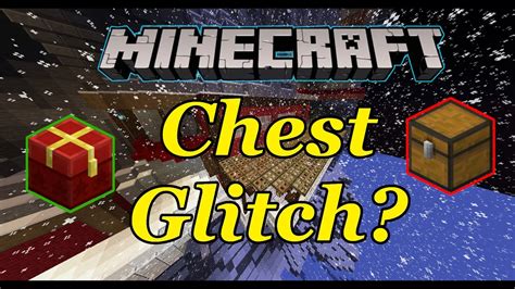 Minecraft Chest Bug/Glitch 1.16.4 - YouTube