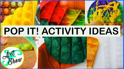 POP IT ACTIVITY IDEAS | WHAT YOU CAN DO WITH YOUR POP IT! | Fatema's Art Show - YouTube