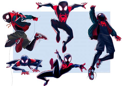 Miles Morales Drawing Across The Spider Verse