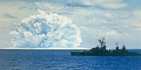 Nuclear Depth Charge Fired By Destroyer USS Agerholmn : Warthunder