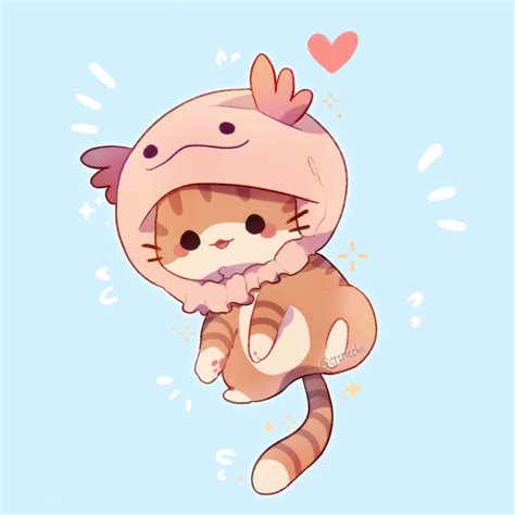 CremeChii on Twitter | Cute animal drawings, Kawaii cat drawing, Cute kawaii animals