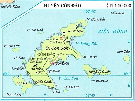 Bản đồ Huyện Côn Đảo, Bà Rịa - Vũng Tàu| Bản đồ Du Lịch Côn Đảo | Meey Map