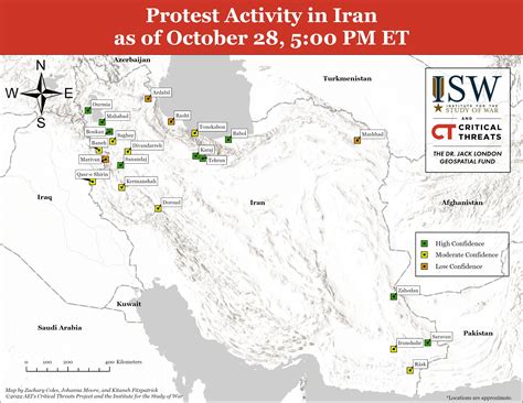 Iran Crisis Update, October 28: “Protesters are employing increasingly organized and militant ...